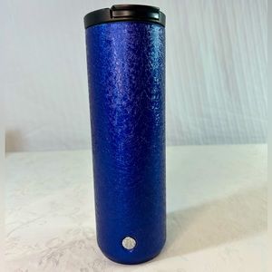 Starbucks 2020 Frost Blue Ice Crystal Stainless Steel 16oz Tumbler with Lid